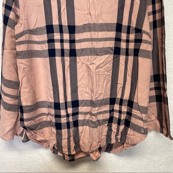 Treasure & Bond Pink & Gray Stripe Long Sleeve Top Size L - Picture 3 of 10
